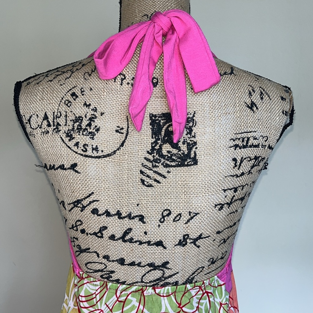 Luna Chix Pink Halter Neck Maxi Dress - Picture 8 of 10